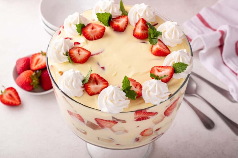 Strawberry Trifle Delight: A Culinary Indulgence