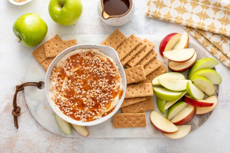 Delicious Cream Cheese Caramel Apple Dip