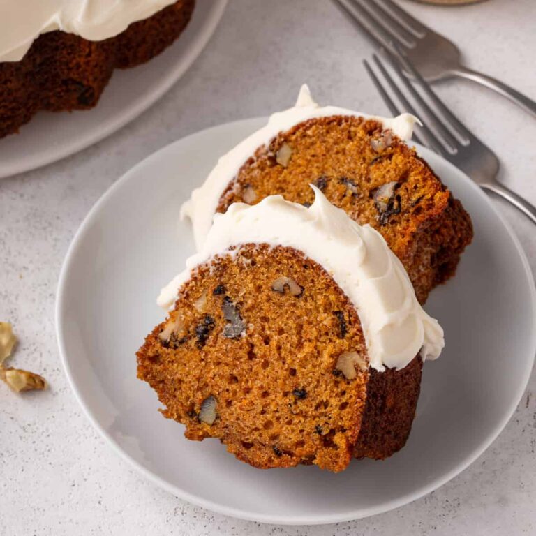 Carrot Bundt Cake with Cream Cheese Frosting