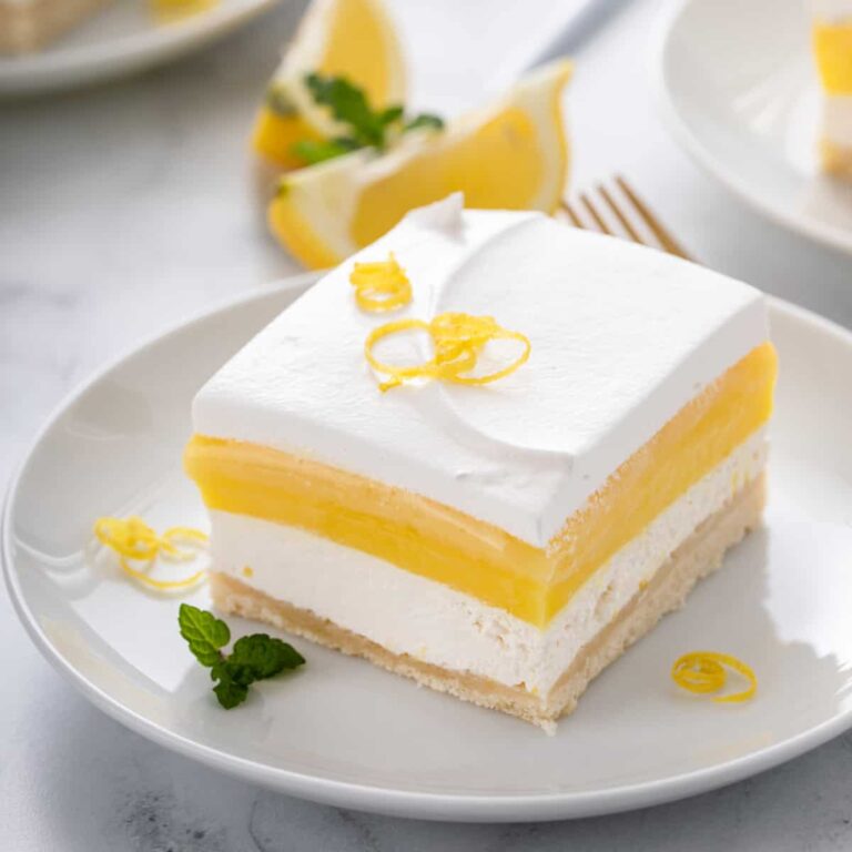 Layered Lemon Dessert – A Delightful Treat for Lemon Lovers