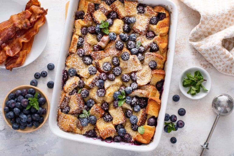 Blueberry French Toast Casserole: A Deliciously Baked Delight